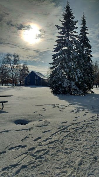 Île Lebel, a park that runs along the St. Lawrence River