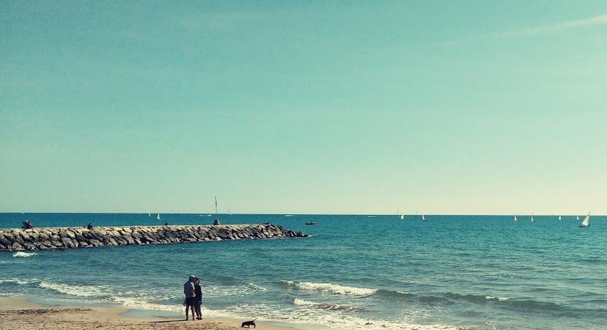 Sitges, a small and cozy waterfront town just outside of Barcelona